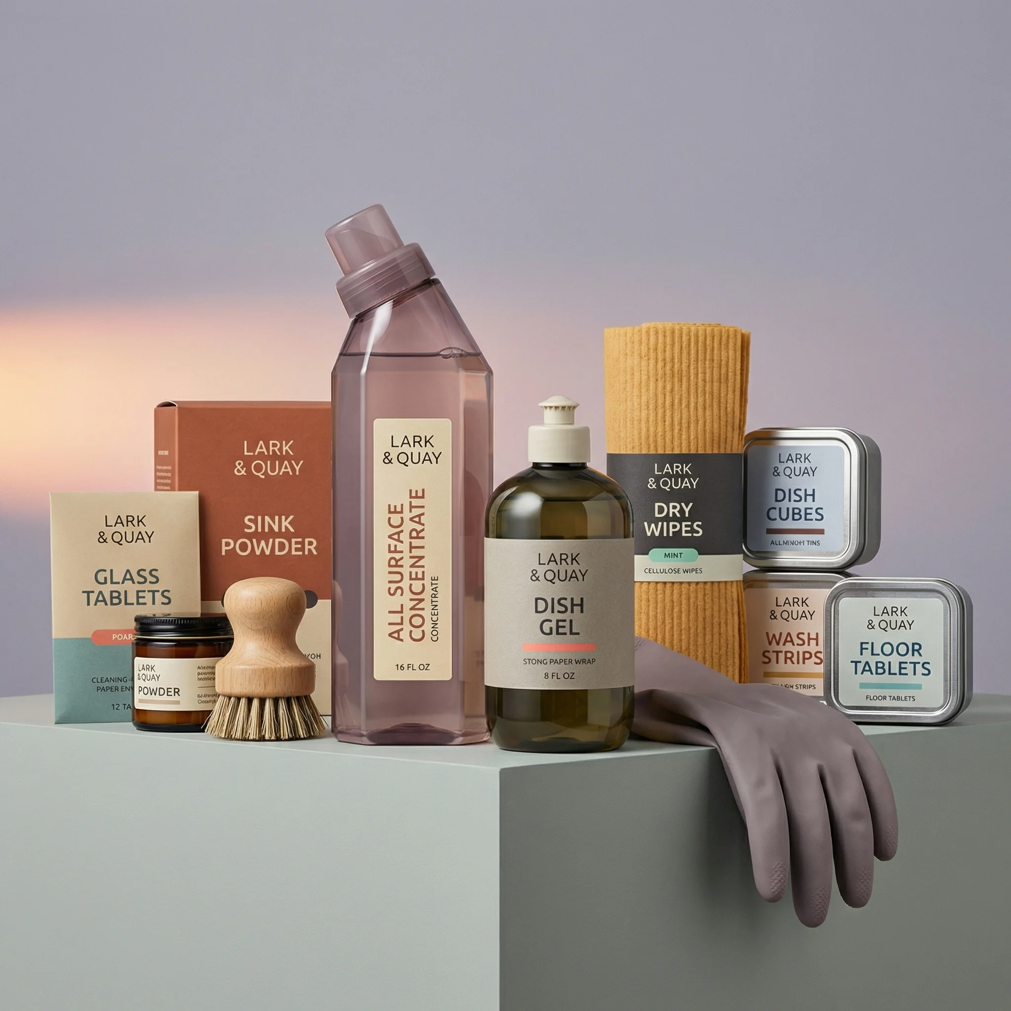 Pastel Cleaning Collection public scene for How to Scale Ecommerce Creative Production