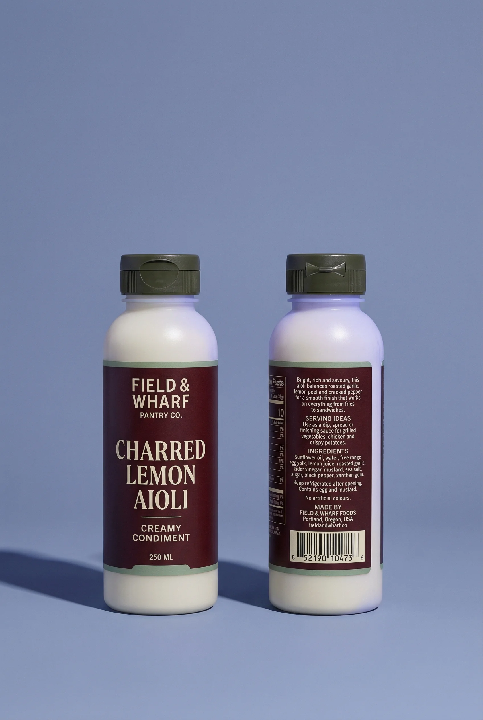 Aioli Bottle Duo scene example for Shopify Product Image Guide for Ecommerce Teams