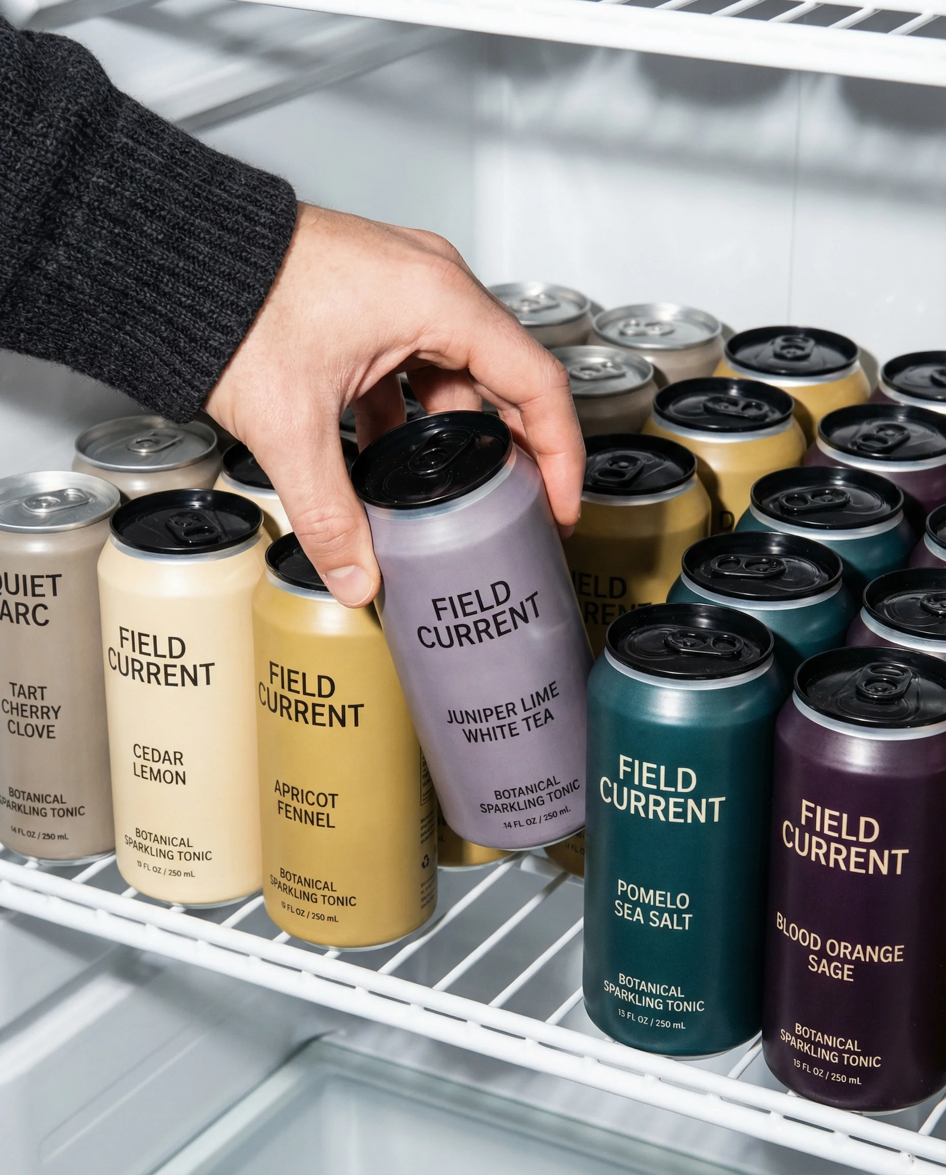 Fridge Grab Tonic scene example for TikTok Product Ad Examples for Ecommerce Teams