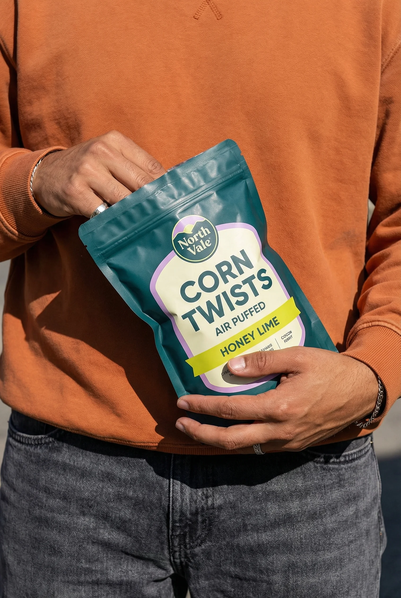 Snack Pouch in Hand scene example for TikTok Shop Image Guide for Product Listings